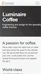 Mobile Screenshot of luminairecoffee.com